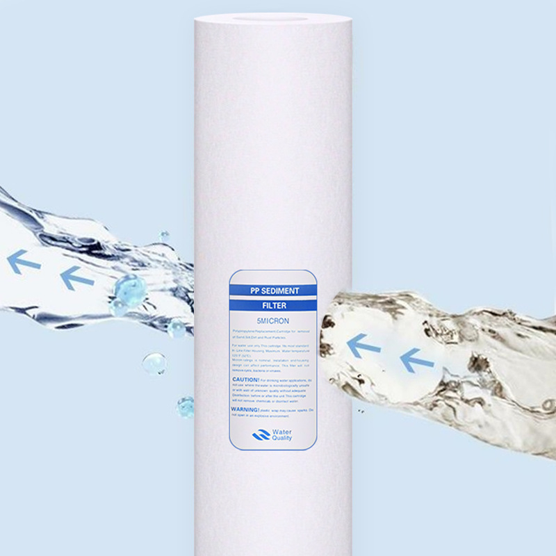 Vandens valymo filtravimo elementas su PP/UDF/CTO medžiomis, trijų pakopų filtravimas, modelis 001, pirminiam arba tretiniam filtravimui