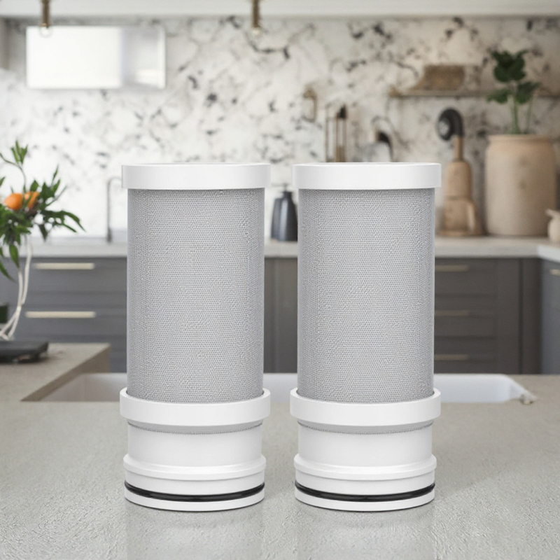 Kranų vandens valymo filtras – aktyvuotas anglis, 2 L/min, 2 vnt., pašalina chlorą ir rūdą