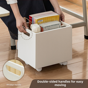 Po stalviršiu judantis plastikinis knygų lentynas su ratukais, SD-3829, 0,8 kg, 24 vnt. pakuotėje