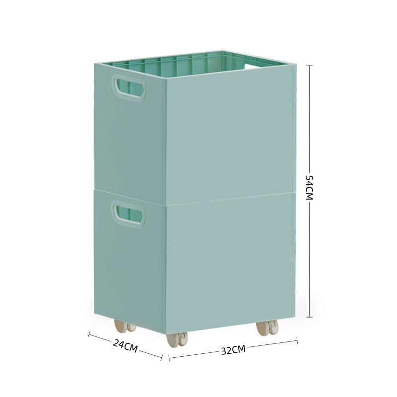 Po stalviršiu judantis plastikinis knygų lentynas su ratukais, SD-3829, 0,8 kg, 24 vnt. pakuotėje