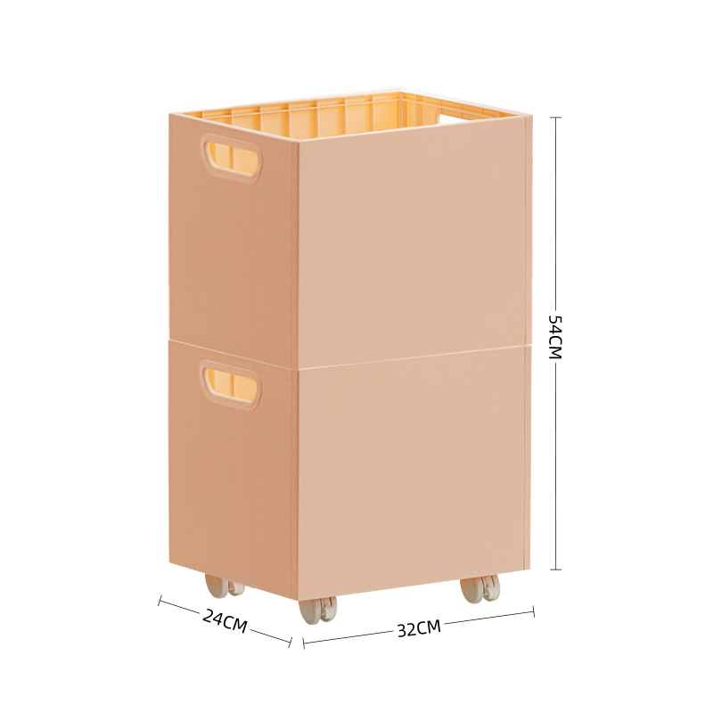 Po stalviršiu judantis plastikinis knygų lentynas su ratukais, SD-3829, 0,8 kg, 24 vnt. pakuotėje
