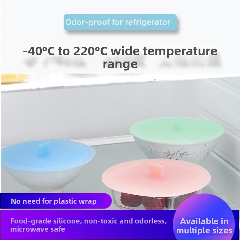 Silikónový kryt na udržiavanie čerstvosti v mikrovlnke, prachotesné tesnenie, vákuové uchovanie