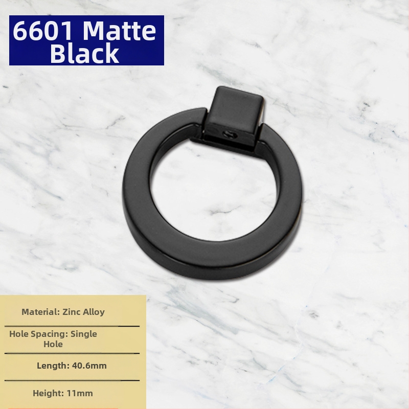 Liyu spintelės rankenėlė, cinko lydinys, dizainas su viena anga, šiuolaikinis minimalistinis stilius, tinka spintelių durims ir stalčiams