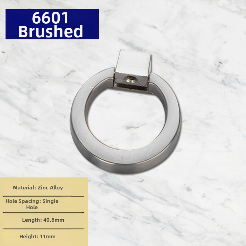 Liyu spintelės rankenėlė, cinko lydinys, dizainas su viena anga, šiuolaikinis minimalistinis stilius, tinka spintelių durims ir stalčiams