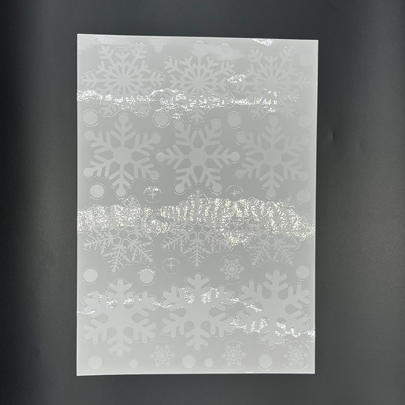 Božićne prozorske naljepnice – statičko prianjanje, bez ljepila, za staklo i keramičke pločice, stil laganog luksuza, Tick branda, paket od 3 komada