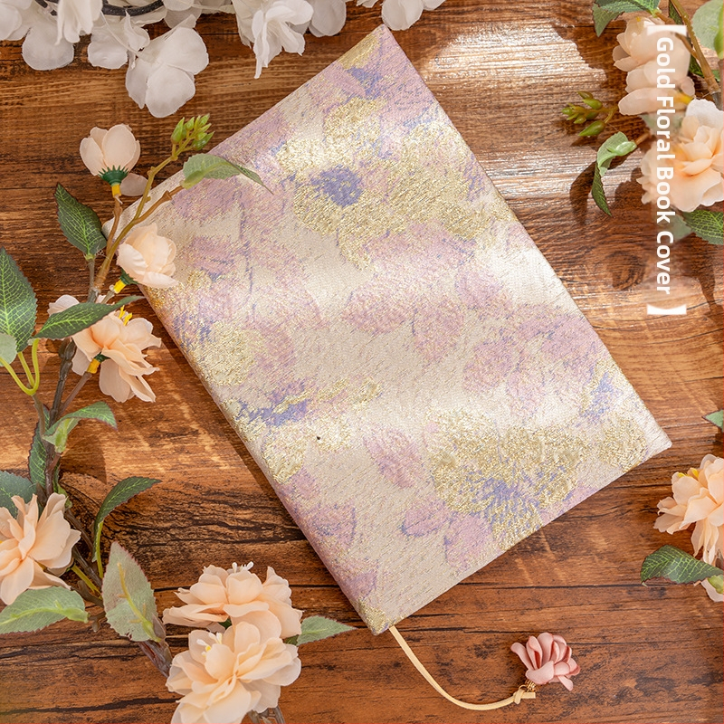 Copertă de carte din pânză, lucrată manual, pentru caiet, cu țesătură brocart cu motiv de păpădie; Marcă: Other; Material: Other; Import: Nu; Mărci private licențiate: Da; Potrivit pentru cadouri de afaceri.