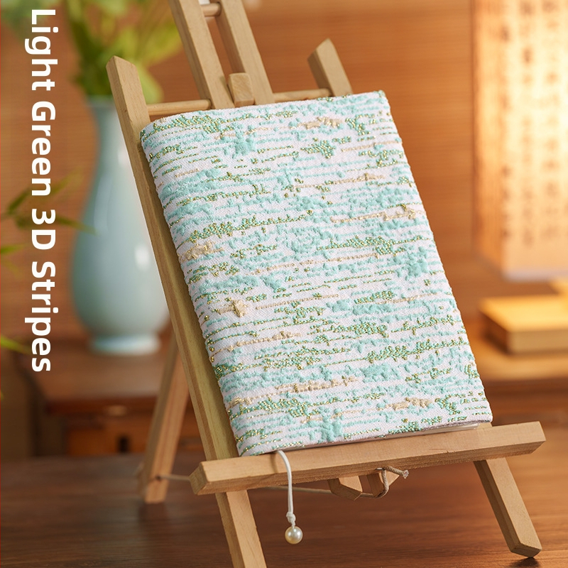 Copertă de carte din pânză, lucrată manual, pentru caiet, cu țesătură brocart cu motiv de păpădie; Marcă: Other; Material: Other; Import: Nu; Mărci private licențiate: Da; Potrivit pentru cadouri de afaceri.