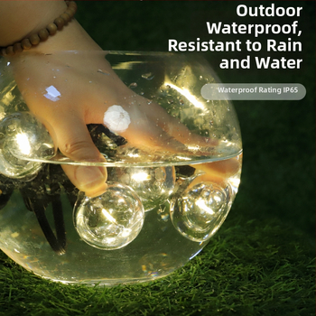 G40 LED girlianda, saulės energija, IP65, nuotolinis arba mygtukų valdymas