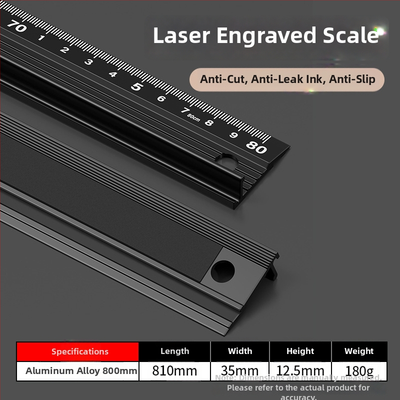 Cassiolo aliuminio lydinio liniuotė piešiniams – sutirštėtas korpusas, apsauginis kraštas, piešimo vadovas