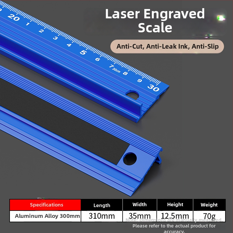 Cassiolo aliuminio lydinio liniuotė piešiniams – sutirštėtas korpusas, apsauginis kraštas, piešimo vadovas