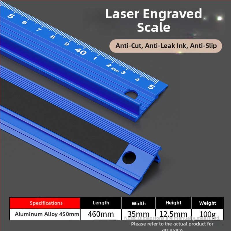 Cassiolo aliuminio lydinio liniuotė piešiniams – sutirštėtas korpusas, apsauginis kraštas, piešimo vadovas