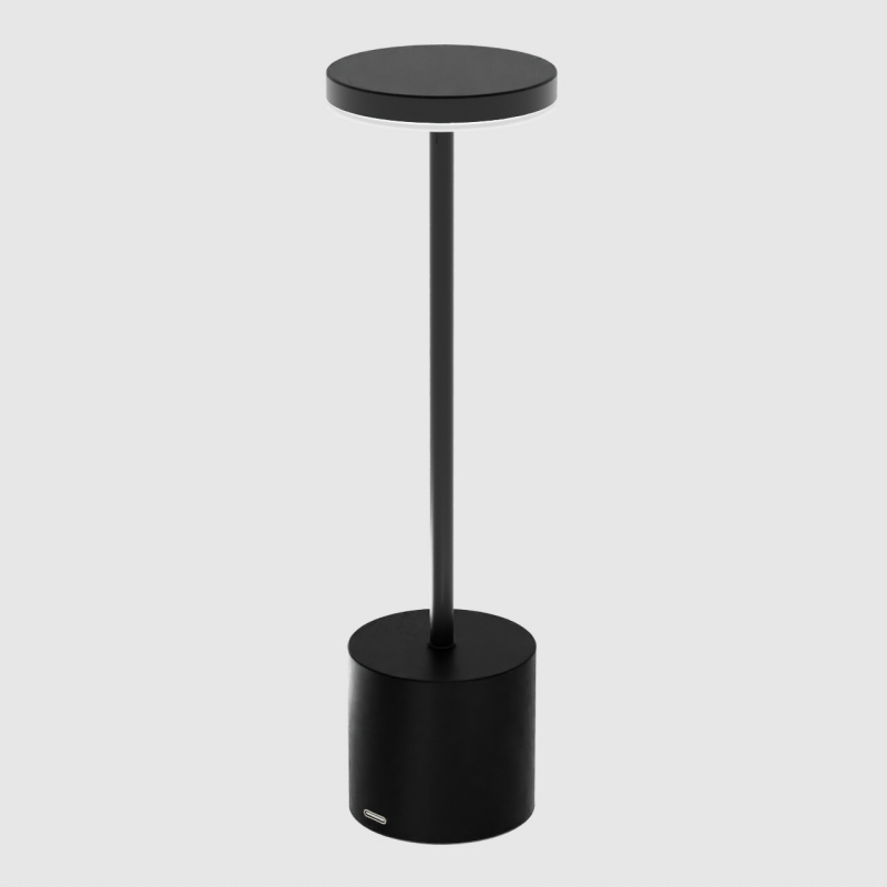 Lampă de birou în formă de I, construcție metalică, control prin atingere, tensiune ≤36V, certificat CE UE, stil modern minimalist