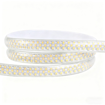 Bandă LED rezistentă la exterior, 220V, 348 LED-uri, cipuri 2835, 22W, IP65