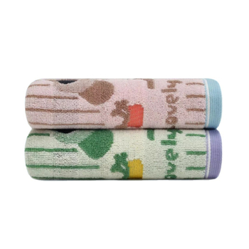 Gyerekeknek készült törölköző 100% pamutból, nedvszívó jacquard szövés, arcra és fürdéshez, kód 251422t