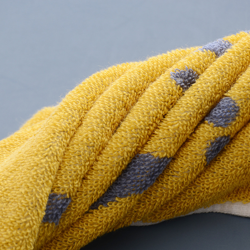 Dječji ručnik za lice s motivom psa, od čiste pamuka, žakard tkanina, 32S pređa, 50–80 g