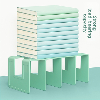 Hua Jie H990 Plastikinis Knygų Laikiklis su Skirstymo Skydeliais – Stalinis Dokumentų ir Knygų Saugojimo Laikiklis