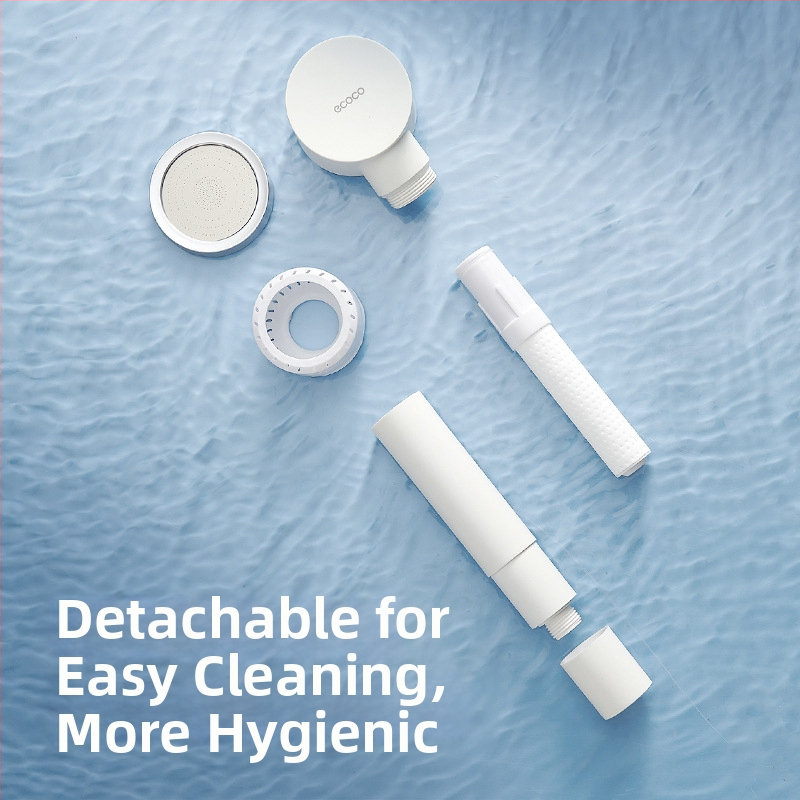 ecoco Duššipea rõhuga - ABS, ümmargune, peidetud paigaldus, vihmarežiim