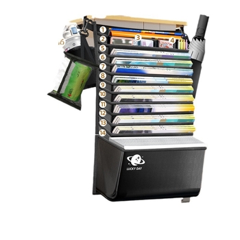 Stalo šoninė knygų krepšys, didelė talpa, Oxford audinys, modelis WQQ-GSF0716-001, 0,5 kg, skirta mokiniams