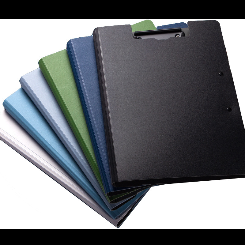 Placă groasă cu cleme duble, din PVC, dosar de documente și planșă de scris, poate ține până la 70 de coli