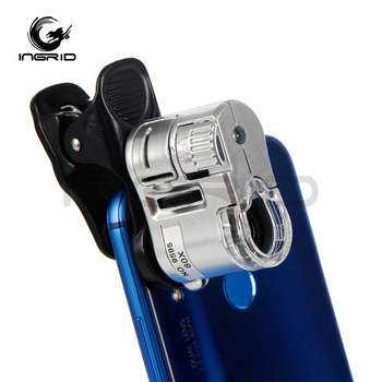 Inge 9595 mobiiltelefonitarvikud: mikroskoop 60x suurendusega peanaha uurimiseks, kaasaskantav