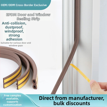 EPDM sandarinimo juosta durims ir langams - D tipo, lipni, atspari dėvėjimuisi, garso izoliacija