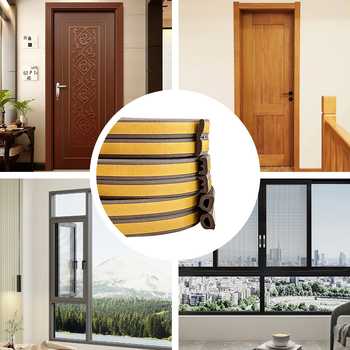 EPDM sandarinimo juosta durims ir langams - D tipo, lipni, atspari dėvėjimuisi, garso izoliacija