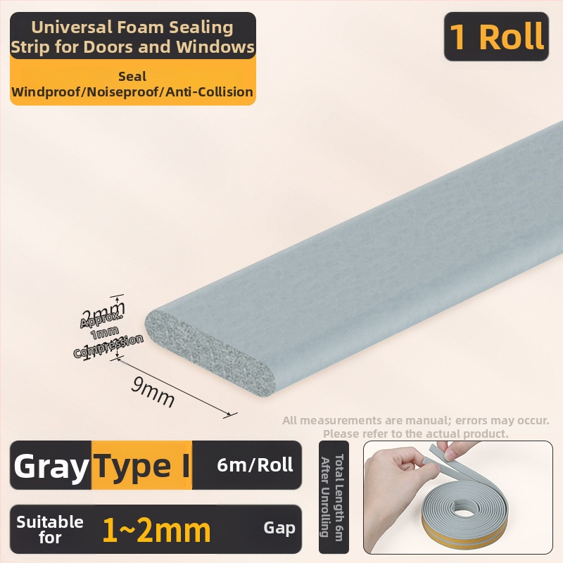 EPDM sandarinimo juosta durims ir langams - D tipo, lipni, atspari dėvėjimuisi, garso izoliacija