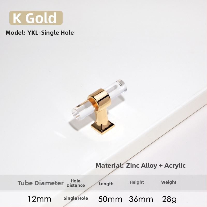 Spintelės durų rankenėlė – Modelis 96 • Medžiagos: akrilas, cinko lydinys • Stilius: šiuolaikinis minimalistinis • Pritaikymas: spintelės durims