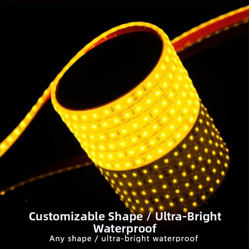 24V LED pás s IP68 vodotesný, 120 LED (3528), 10 W/m, stmievateľný