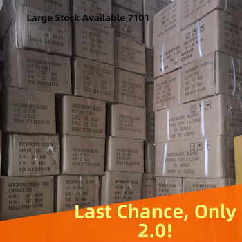 Sailboat 7101 stikliniai mikroskopiniai slaidai, skaidrūs, mikroskopijai