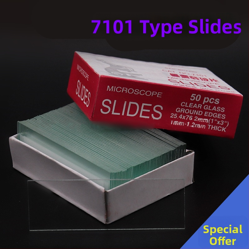 Sailboat 7101 stikliniai mikroskopiniai slaidai, skaidrūs, mikroskopijai