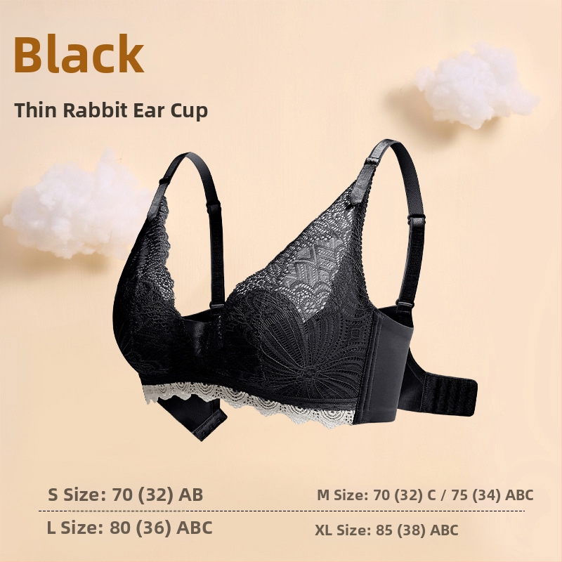 Mezgto nėrinių latekso liemenėlė push-up, ultra plonas formos kupas, 3/4 kupas, fiksuotos dvigubos petnešos, be plieno žiedų, nugaros dizainas