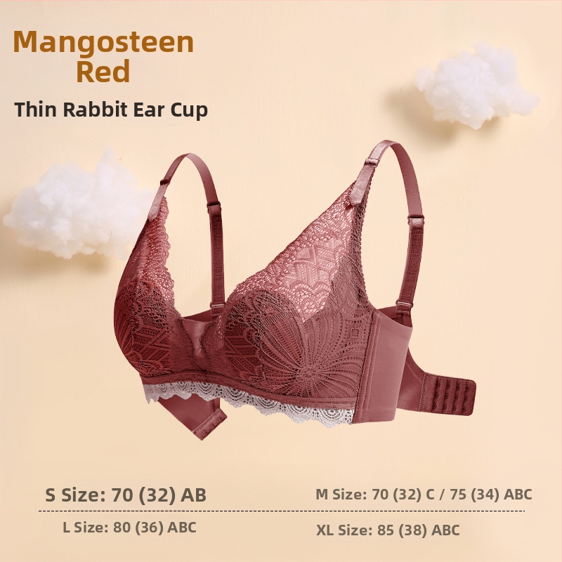 Mezgto nėrinių latekso liemenėlė push-up, ultra plonas formos kupas, 3/4 kupas, fiksuotos dvigubos petnešos, be plieno žiedų, nugaros dizainas