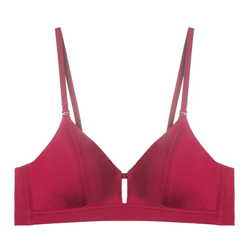 Bevielė liemenėlė iš modalinės medvilnės audinio, prancūziško trikampio kašičiai, 3/4 kašis, plonas formuojamasis kašis, nuimamos dvigubos petnešėlės, kvėpuojantis