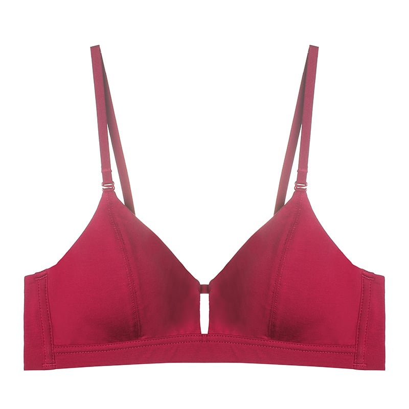 Bevielė liemenėlė iš modalinės medvilnės audinio, prancūziško trikampio kašičiai, 3/4 kašis, plonas formuojamasis kašis, nuimamos dvigubos petnešėlės, kvėpuojantis