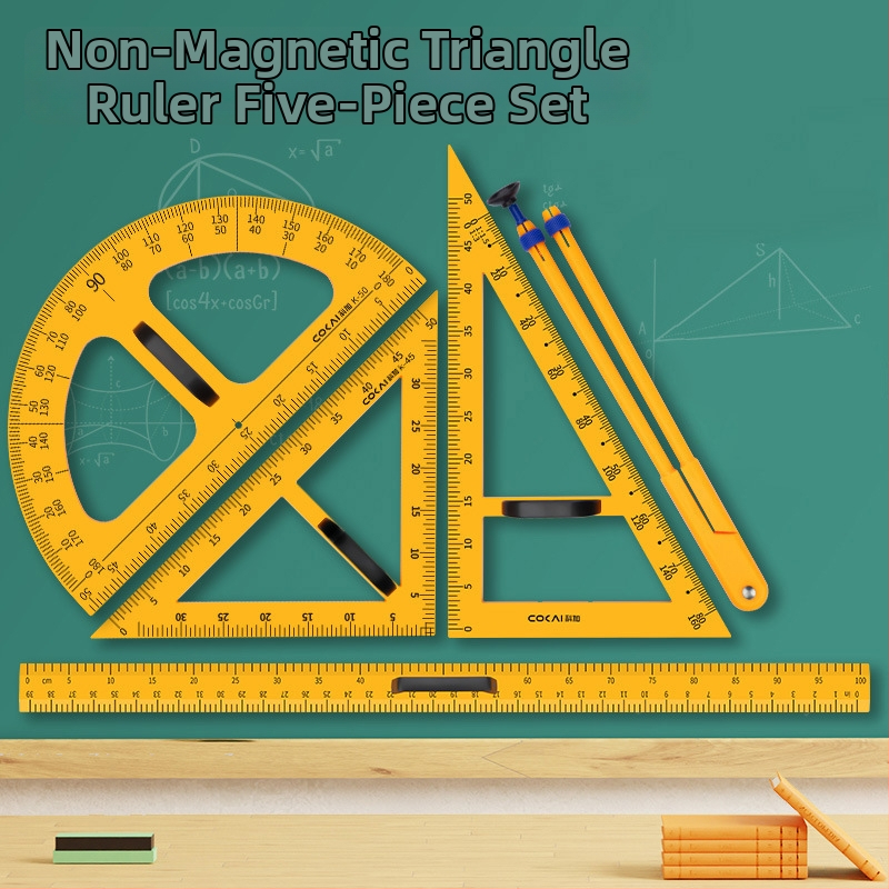 Mokymo magnetinis trikampis rinkinys – plastiko, modelis JXDCZ, prekinis ženklas Liangzhi, skirtas apskritimų braižymui lentos