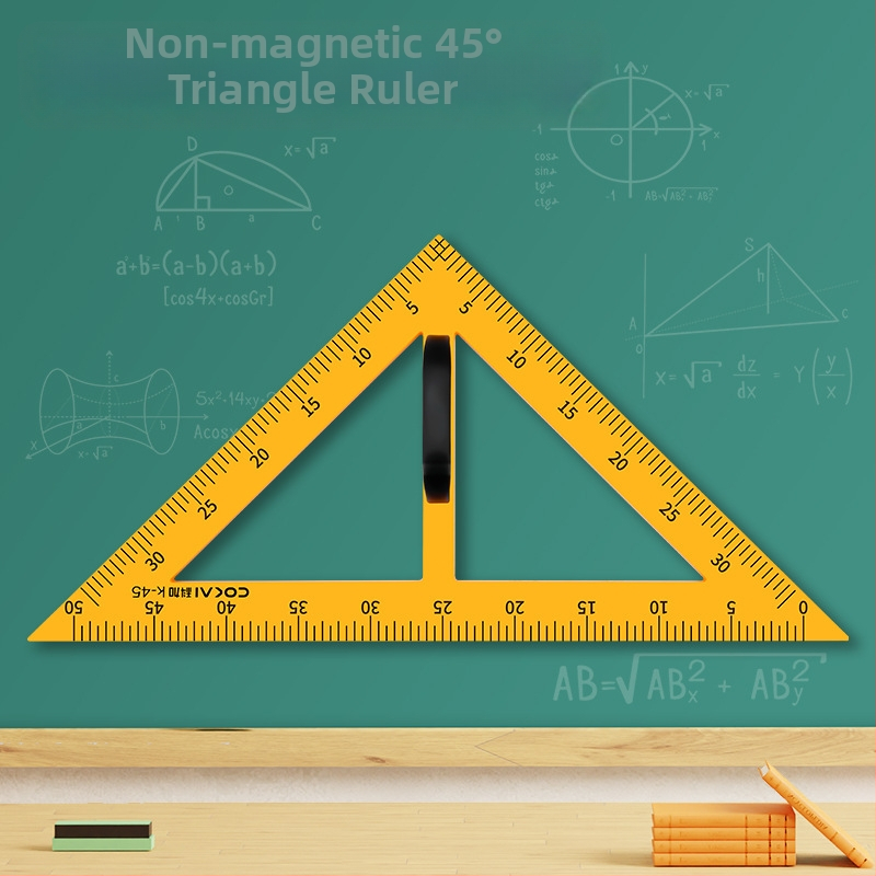 Mokymo magnetinis trikampis rinkinys – plastiko, modelis JXDCZ, prekinis ženklas Liangzhi, skirtas apskritimų braižymui lentos