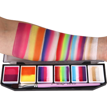 Nukolo комплект за лицево рисуване с водни бои, 161 части, за рисуване върху тялото, в кутия