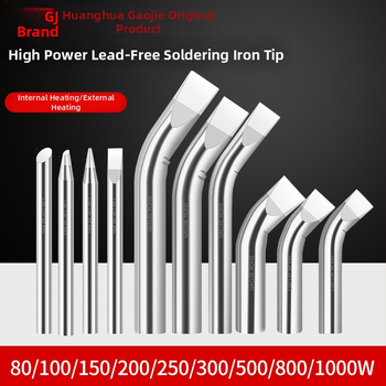 Be švino litavimo galvutė, aukštos galios serija, 80–1000W, oksidacijai atsparus vario pagrindas