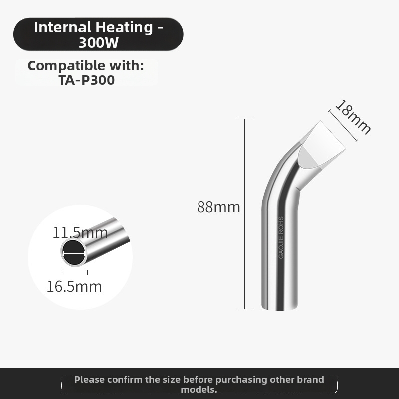 Be švino litavimo galvutė, aukštos galios serija, 80–1000W, oksidacijai atsparus vario pagrindas