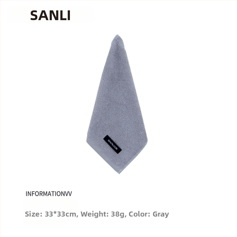 Sanli vaikiškas rankšluostis iš 100% medvilnės, rankšluostis veidui/kūnui, 38 g, paprastas pynimas