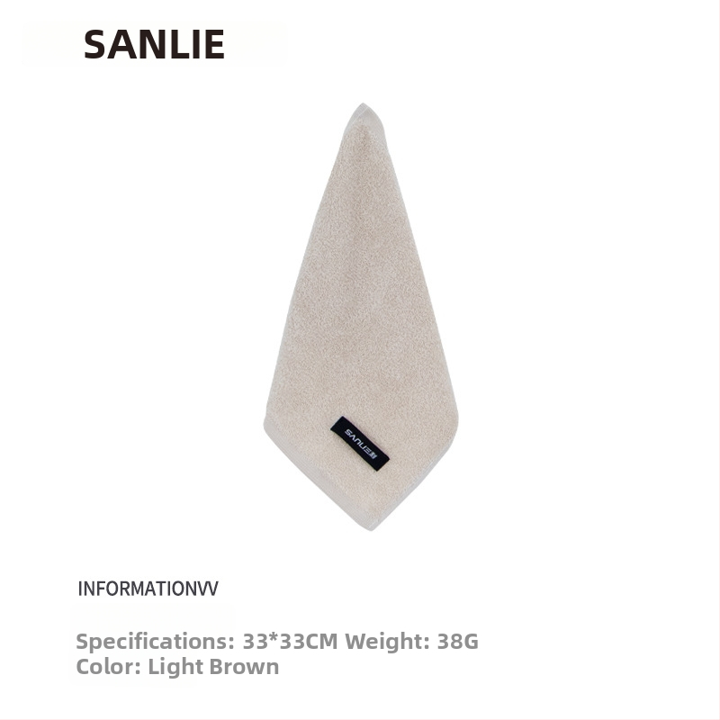 Sanli vaikiškas rankšluostis iš 100% medvilnės, rankšluostis veidui/kūnui, 38 g, paprastas pynimas