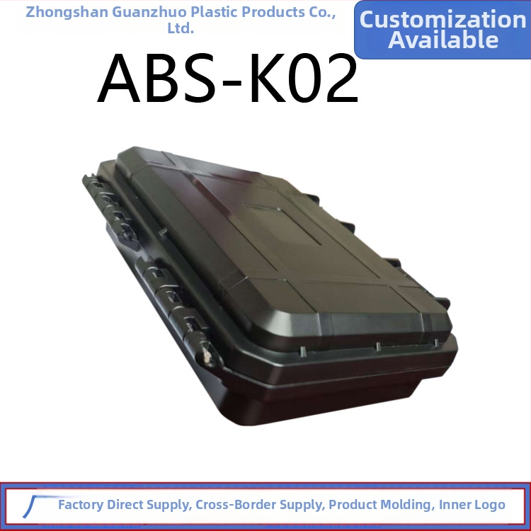 ABS plastmasas aizsargājošā kastīte mērīšanas instrumentiem, ūdensizturīga un mitrumizturīga, ar vāciņu, logotipa druka pieejama, sienas biezums 2-4 mm