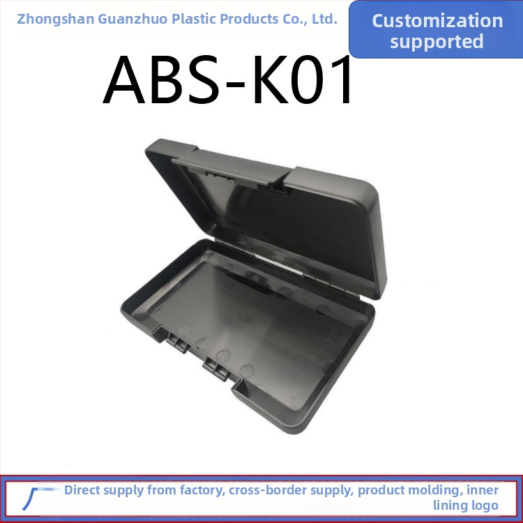 ABS plastmasas instrumentu uzglabāšanas kārba ar vāku – iepakošanas kārba, War shield zīmols, iespējama logotipa druka