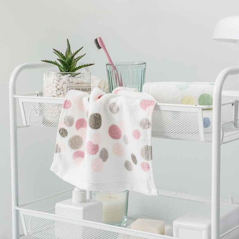 Dječji ručnik od pamuka, jacquard tkanina, izrezani pile, mekan i upija; 32 niti, težina 50–80 g
