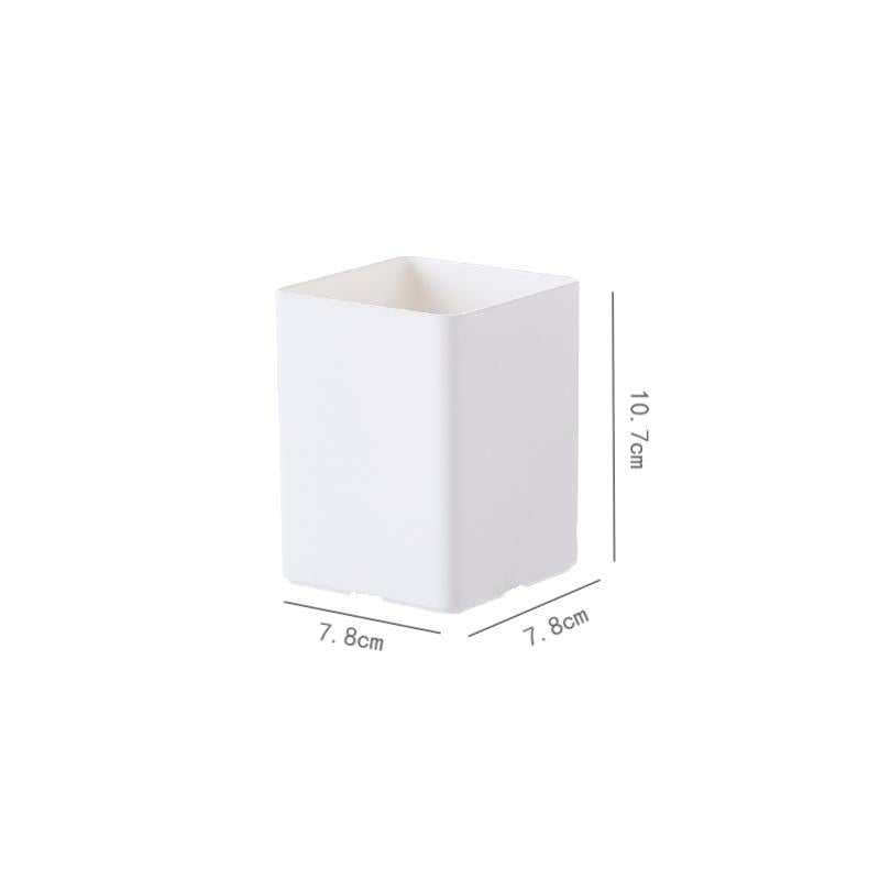Desktop organizator s integriranim odjeljcima za uredski materijal i kozmetiku, A4 nosač dokumenata, plastika, model 3062, kapacitet 2 L