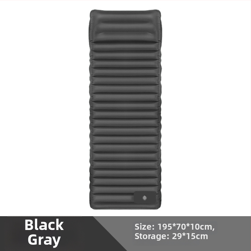Външна надуваема постелка за къмпинг, по-широка и по-дебела; повърхност 40D nylon TPU, тегло 1 кг, товар 150 кг, марка Kaisi Outdoor