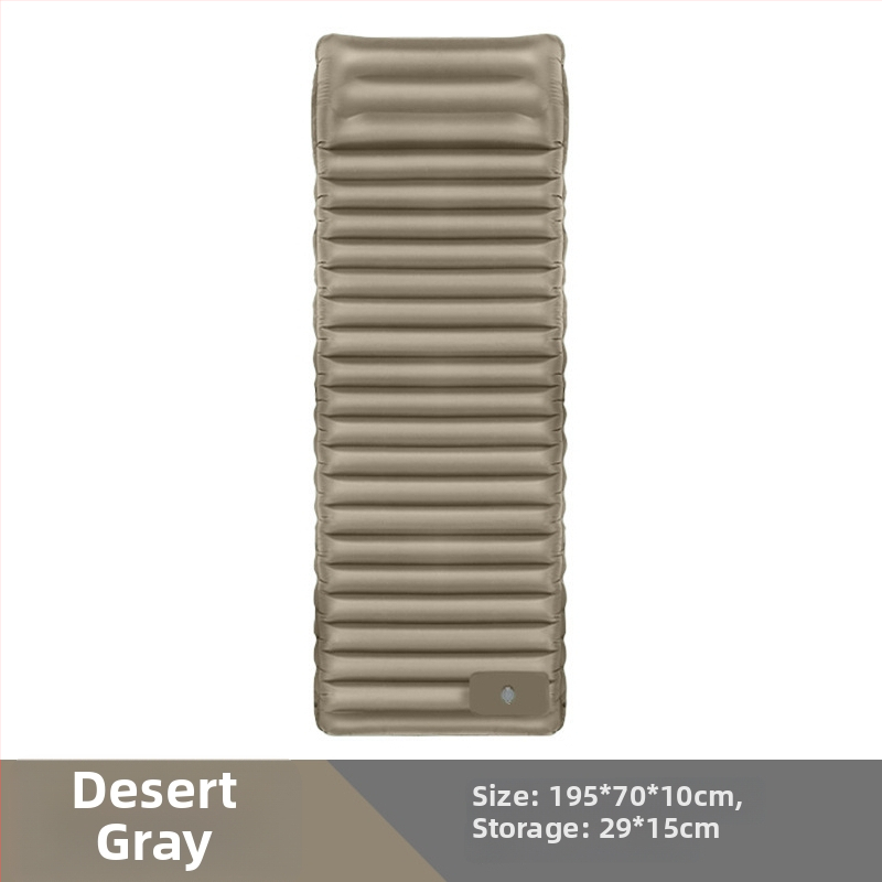 Външна надуваема постелка за къмпинг, по-широка и по-дебела; повърхност 40D nylon TPU, тегло 1 кг, товар 150 кг, марка Kaisi Outdoor