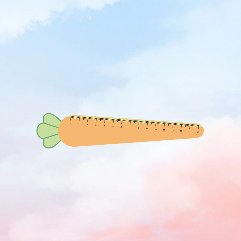 Akrilinė liniuotė, daugiafunkcinis piešimo įrankis su gyvūnų motyvu, modelis Ruler 003, pakuotė maišelyje, pritaikymas įmanomas, logotipo spausdinimas įtrauktas