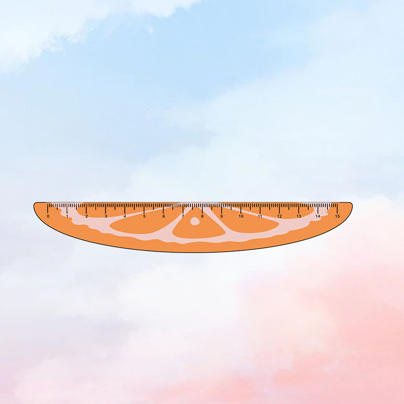 Akrilinė liniuotė, daugiafunkcinis piešimo įrankis su gyvūnų motyvu, modelis Ruler 003, pakuotė maišelyje, pritaikymas įmanomas, logotipo spausdinimas įtrauktas